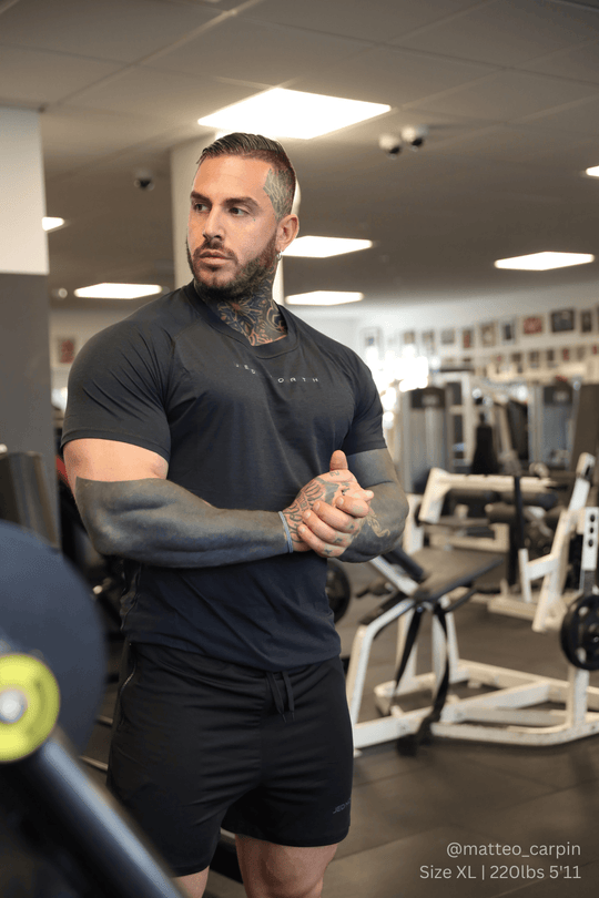 Agile Short Sleeve Training Tee - Charcoal Black