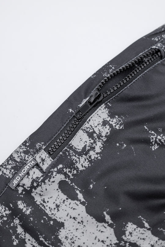 Agile Bodybuilding 4'' Shorts w Zipper Pockets - Brushed Black