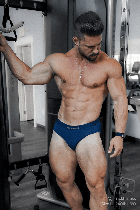 Men's Athletic Seamless Briefs 2-Pack - Black & Navy