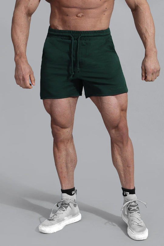 Motion 5'' Varsity Sweat Shorts - Dark Green - Jed North