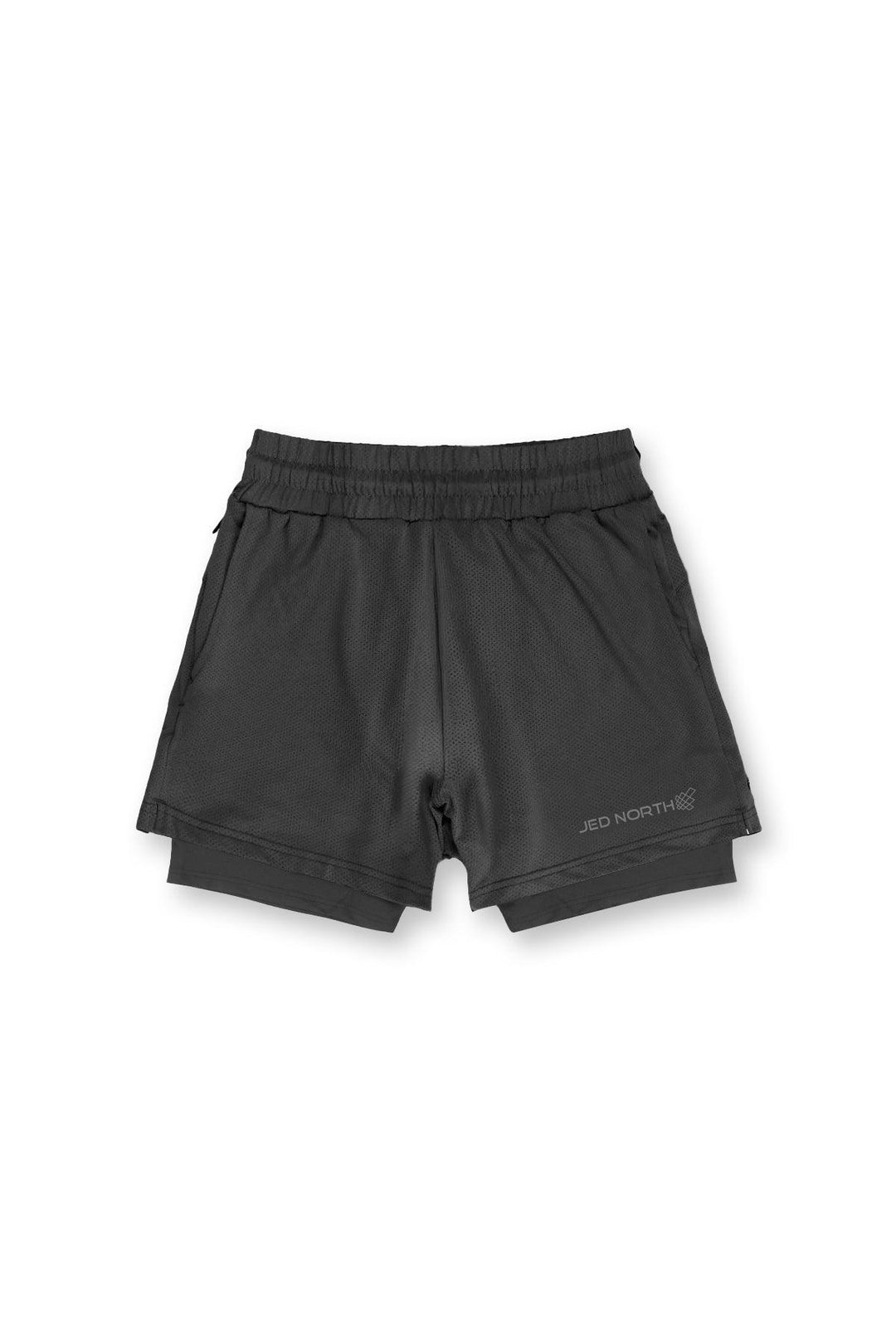 Men's 2-In-1 7" Gym Shorts - Obsidian Black