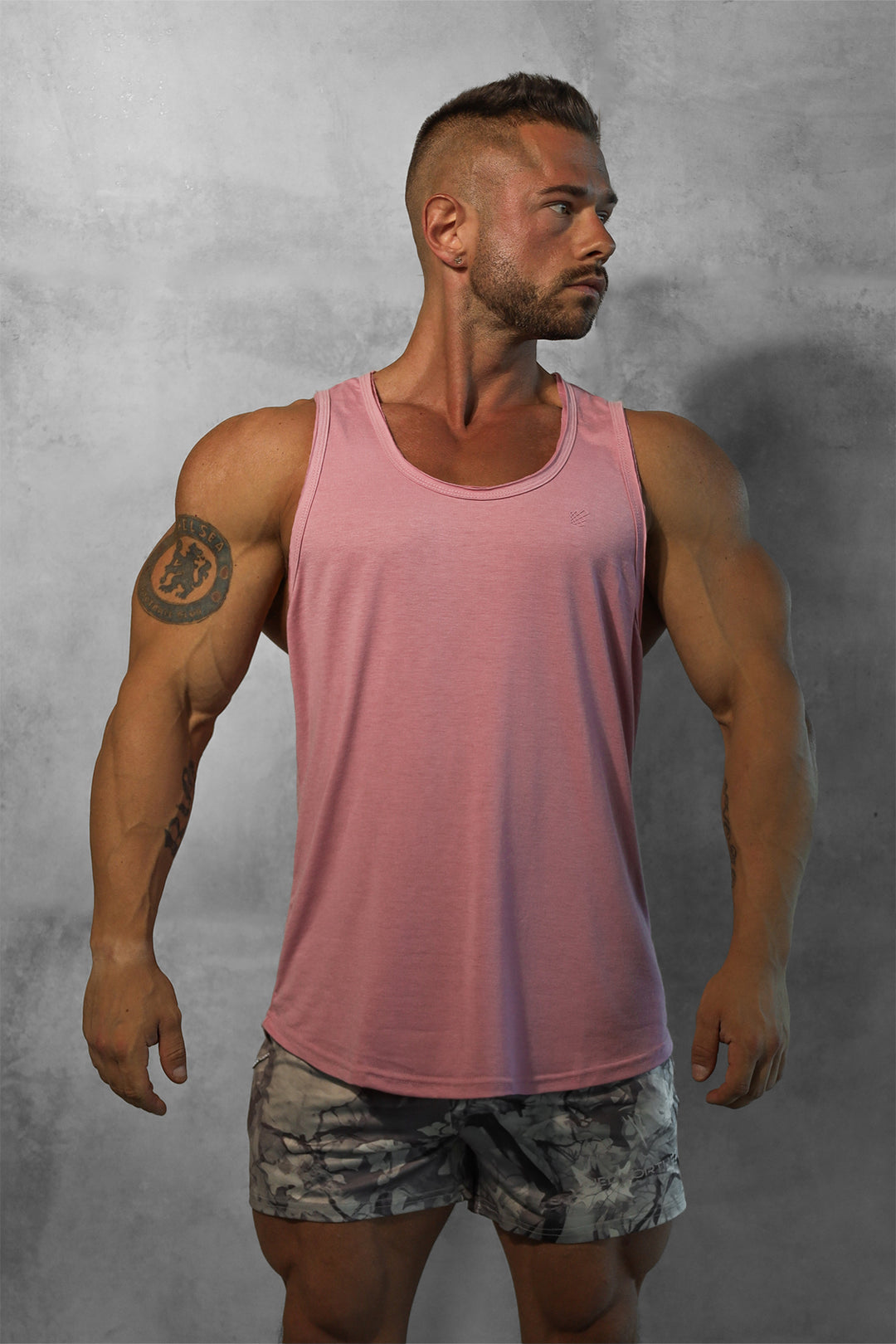 Vital Raw-Hem Tank Top 2.0 - Salmon Pink