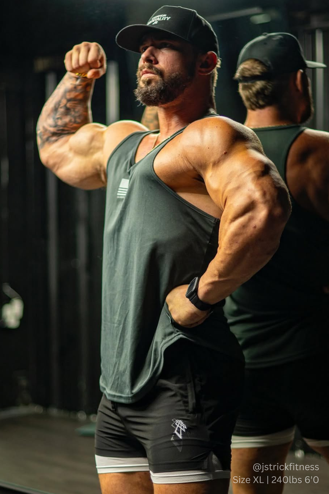 Fast-Dry Bodybuilding Workout Stringer - US of A