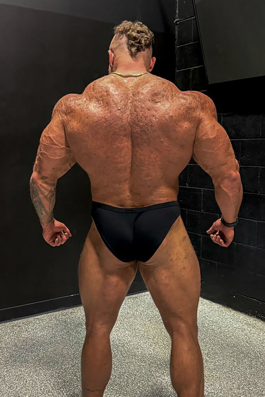 Men's Classic Physique Trunks 2" Seam - Black