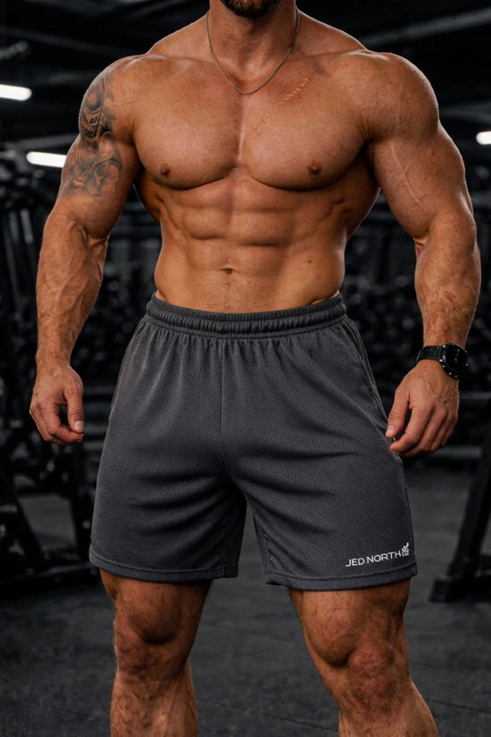 Athletic Mesh Shorts - Storm Gray