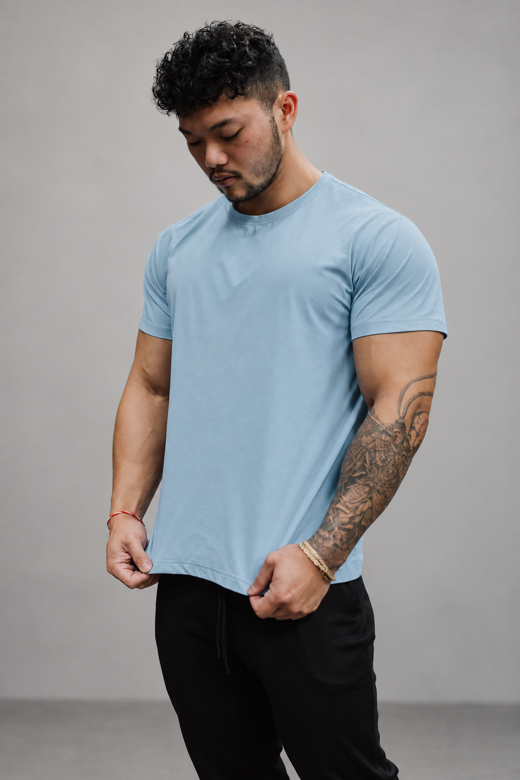 Athletic Training Tee - Light Blue