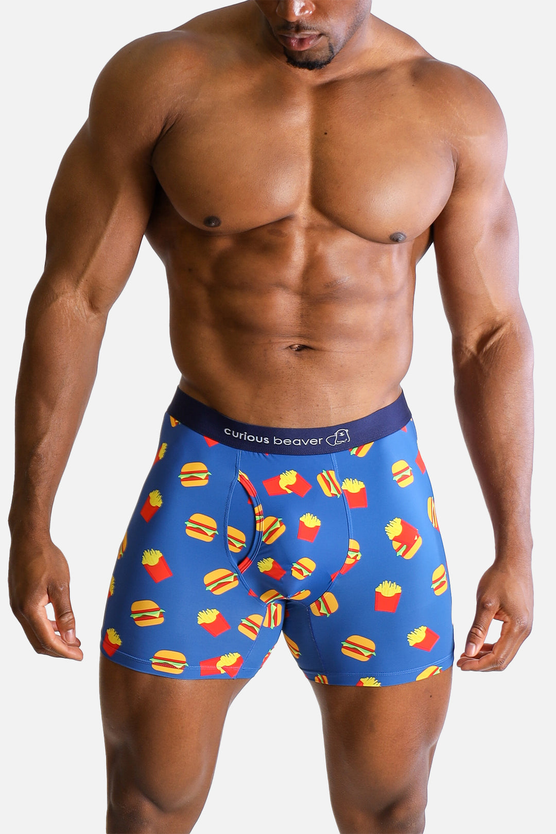Men's Boxer Briefs - Burgers
