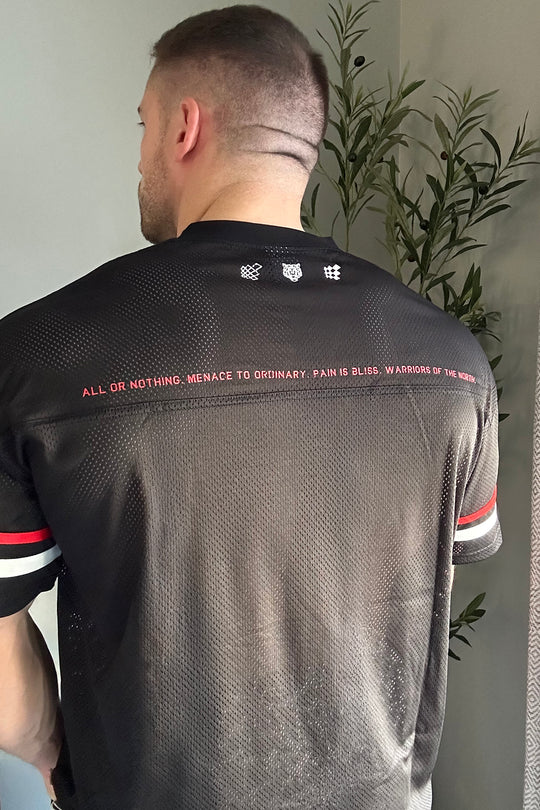 Jed North Warrior V-Neck Jersey - Black