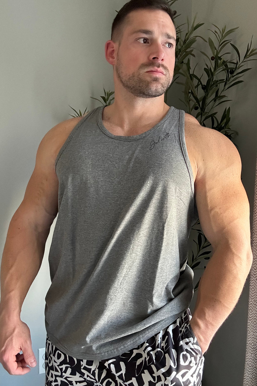 Cotton Training Stringer - Heather Gray