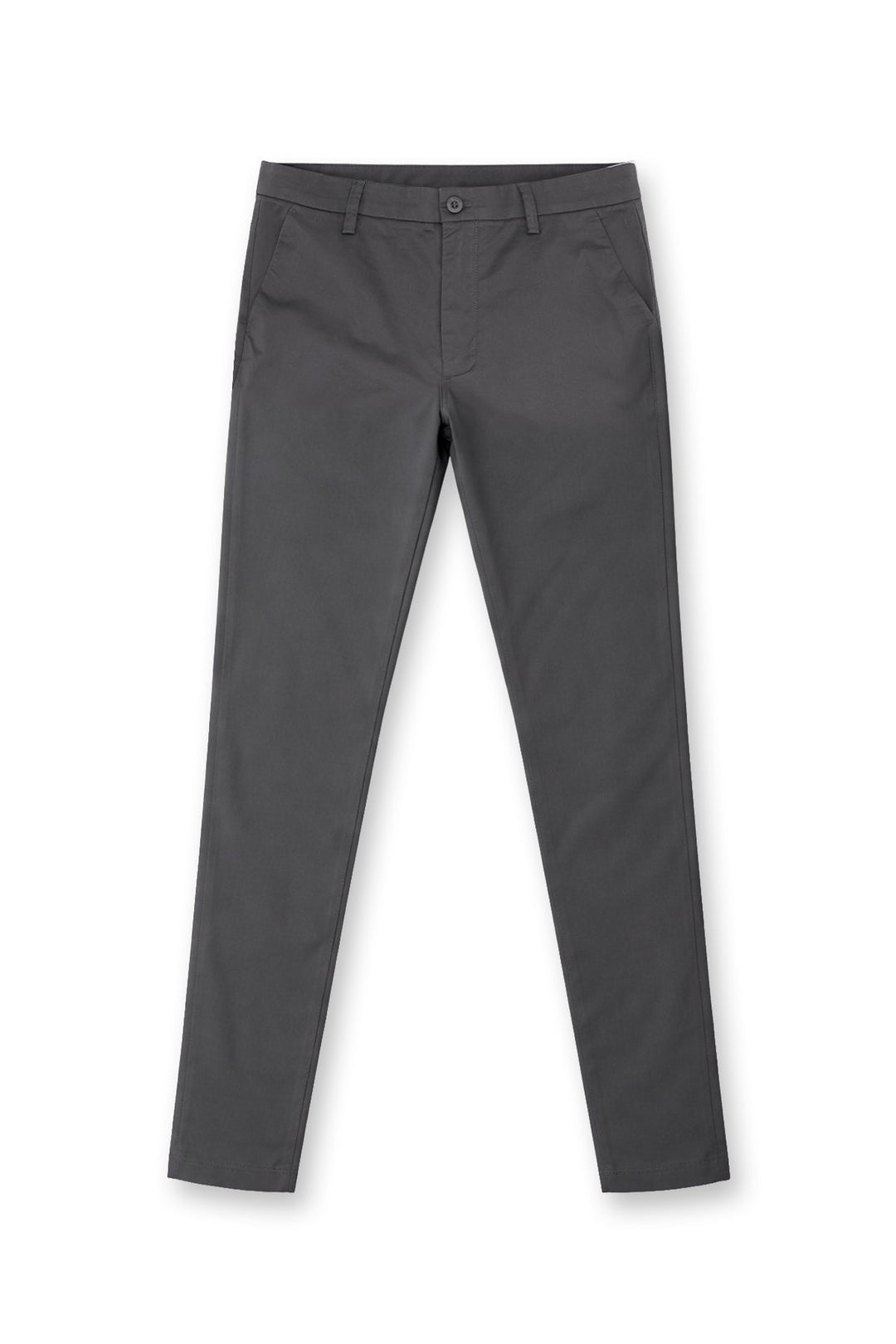 Smart Casual Chino Pants - Dark Gray