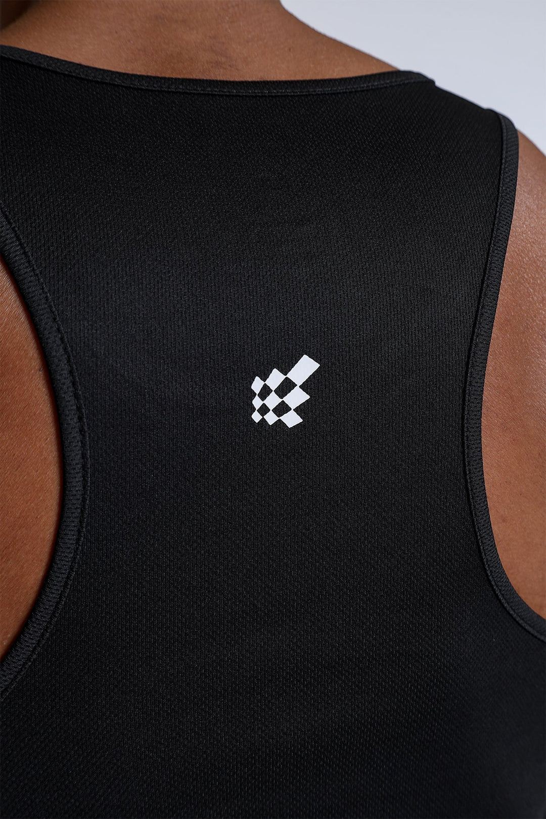 Fast-Dry Bodybuilding Workout Stringer - Black USA Logo