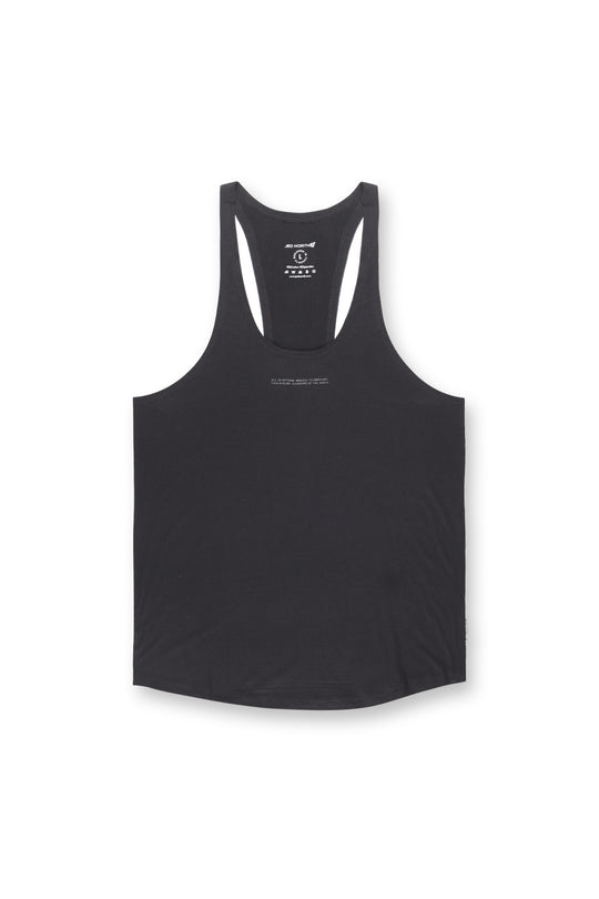 Classic Bodybuilding Racerback Stringer - Quote Black