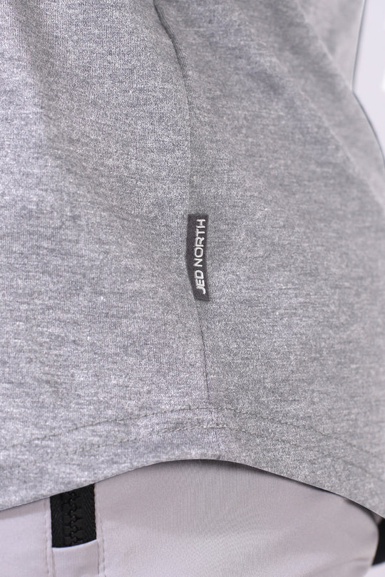 Classic Bodybuilding Racerback Stringer - Light Gray