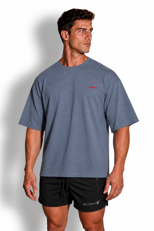 Energy Oversized T-Shirt - Humble Logo Dark Gray