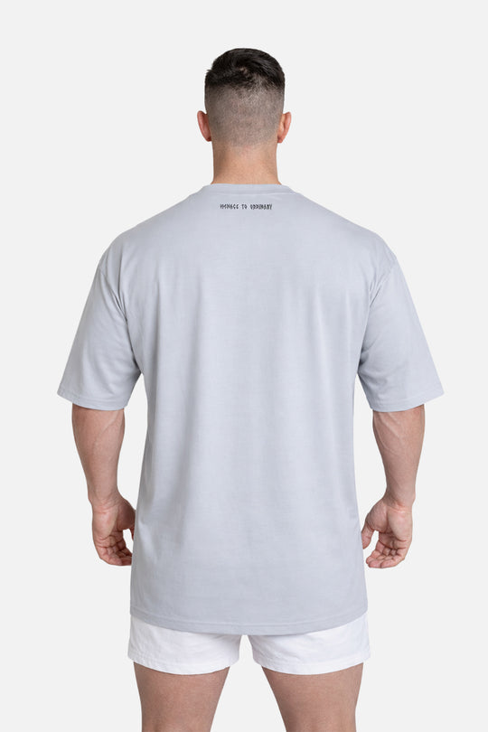 Energy Oversized T-Shirt - Gray Menace to Ordinary