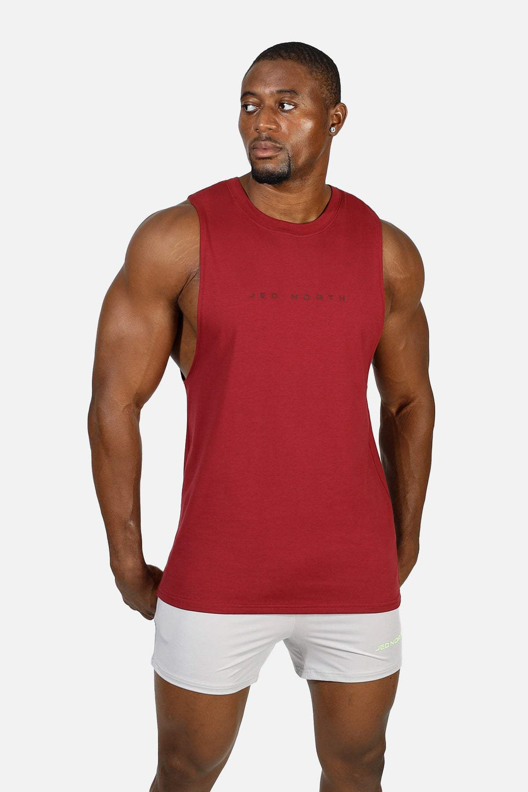 Apollo Men's Sleeveless Training Tee - Crimson Red