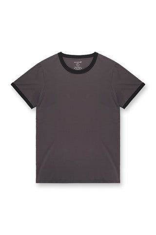 Muscle-Fit Ringer T-Shirt - Stone Gray