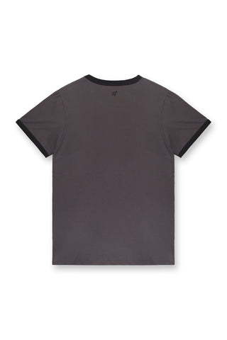 Muscle-Fit Ringer T-Shirt - Stone Gray