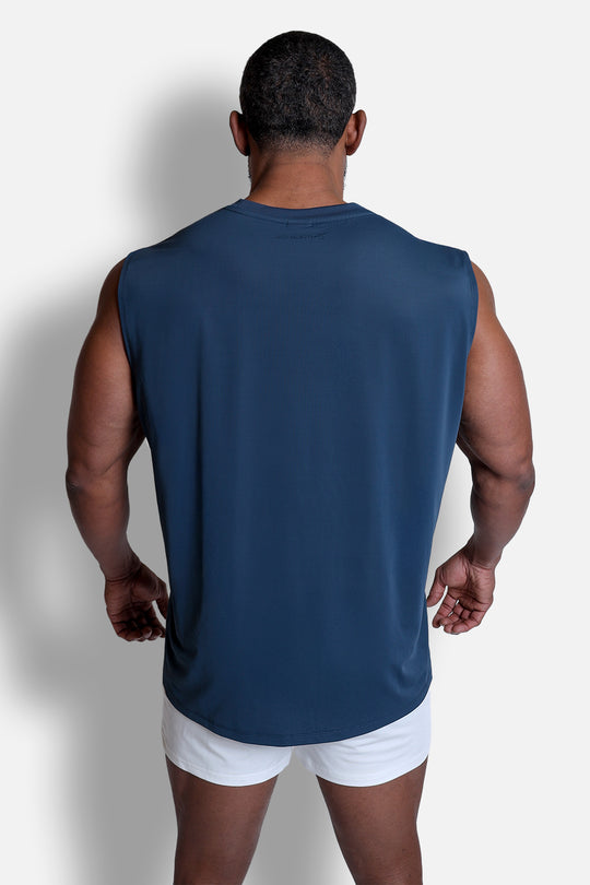 JN Active Muscle Tee - Navy Blue