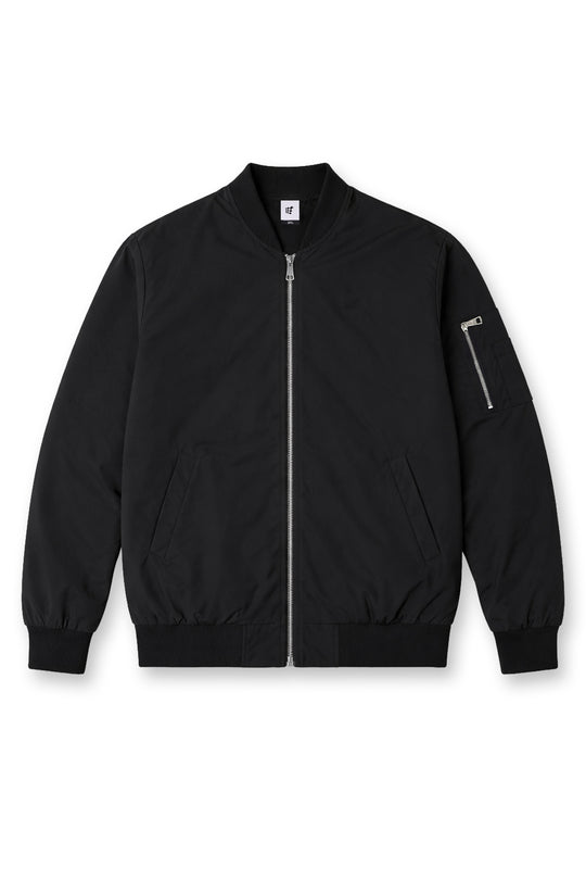 Northbound Water Resistant Bomber Jacket - Black