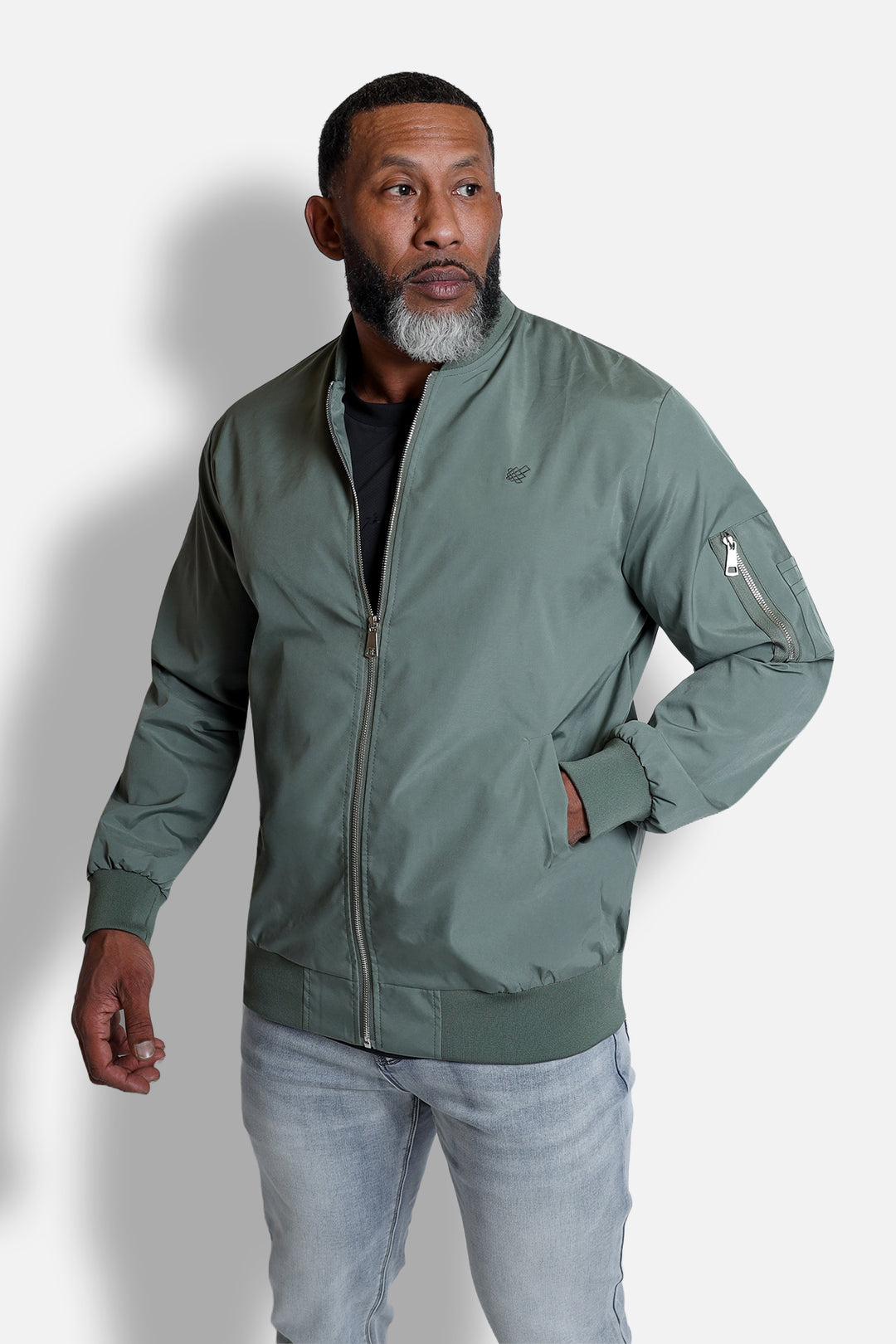 Northbound Water Resistant Bomber Jacket - Olive