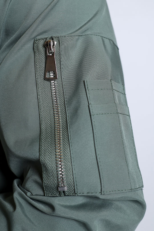 Northbound Water Resistant Bomber Jacket - Olive