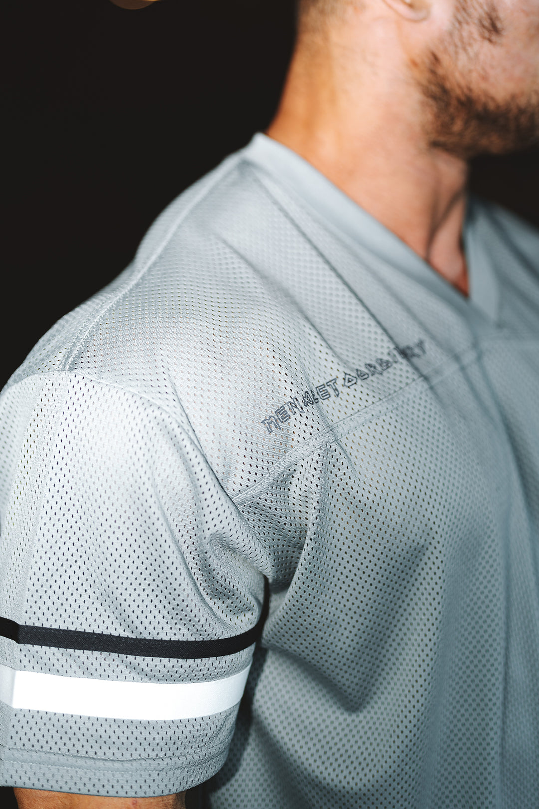 Jed North Warrior V-Neck Jersey - Gray