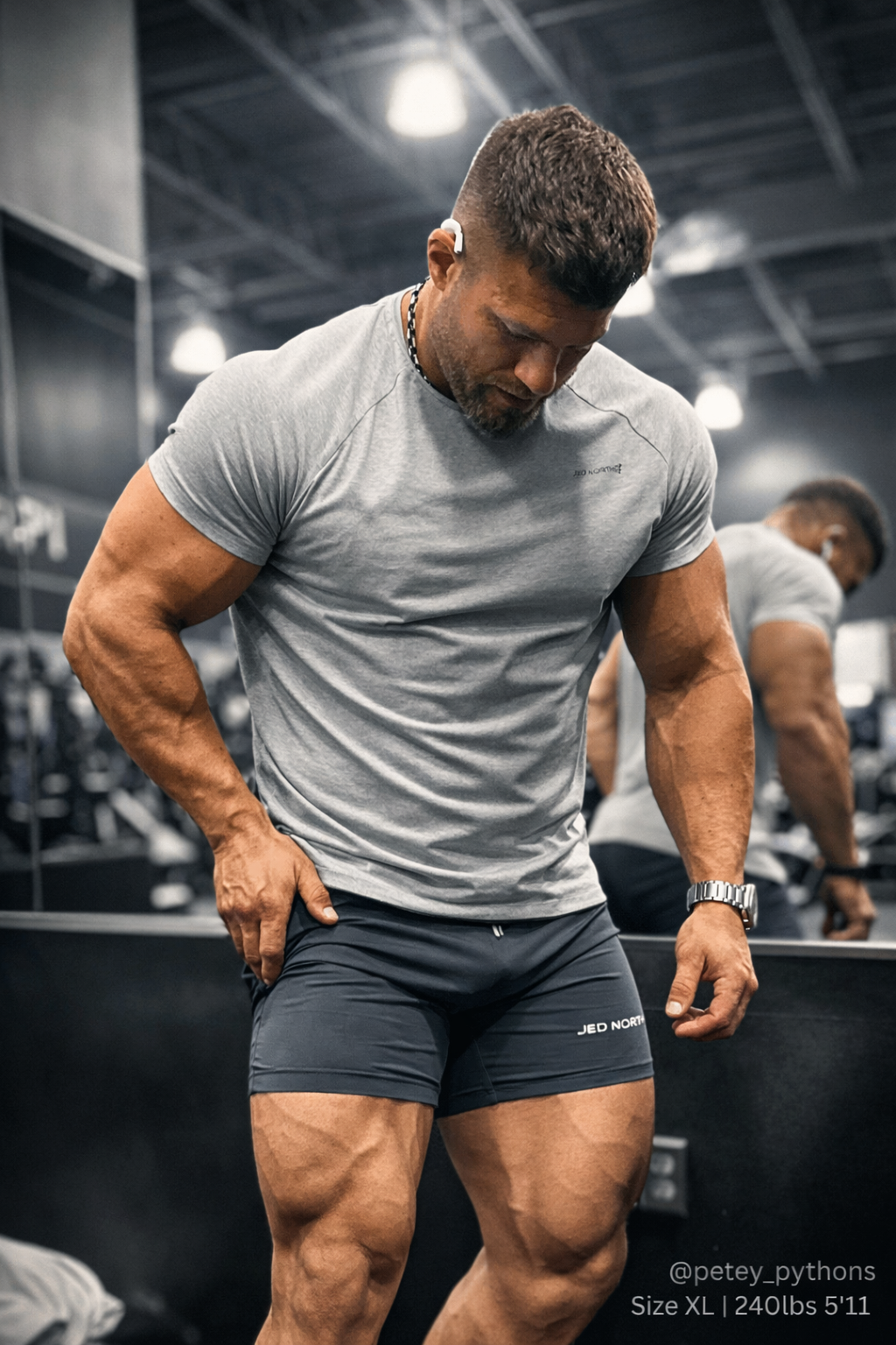 Titan 2.0 Muscle-Fit T-Shirt - Heather Gray