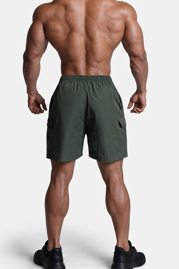 Trek 4.5" Cargo Shorts - Dark Olive