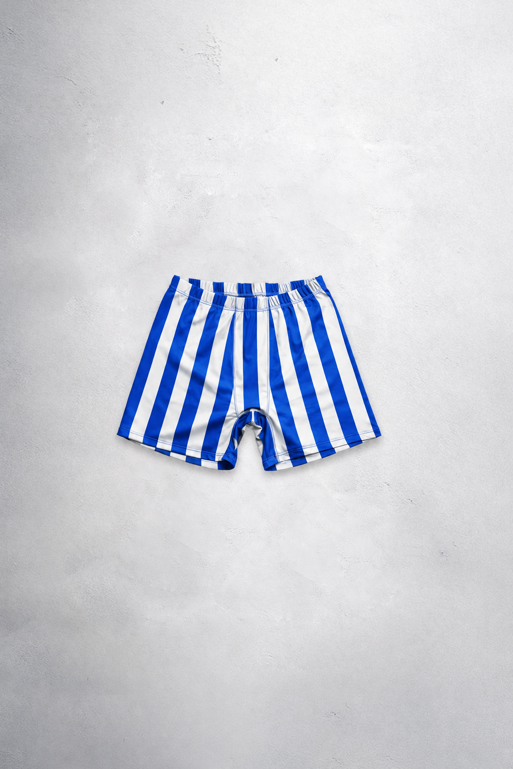 Retro Bodybuilding Shorts - Blue & White
