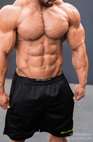 Jersey Mesh 7.5" Gym Shorts - Black