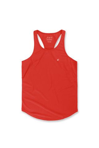 Dri-Fit Workout Bodybuilding Stringer  - Red - Jed North